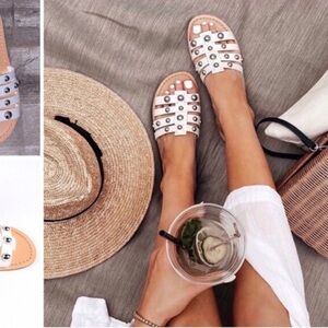 Vince Camuto size 7 1/2 white sandals